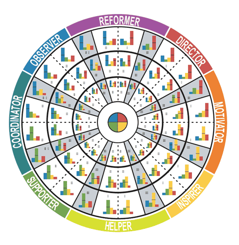 Insight Discovery 72 types wheel